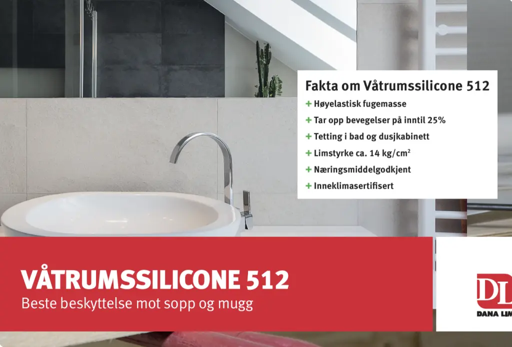 Våtrumssilicone 512