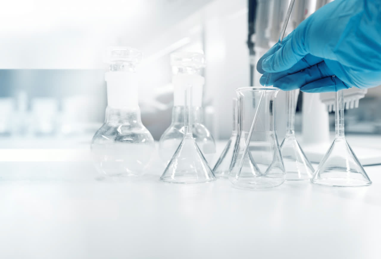 Laboratory glassware and testing equipment representing Dana Lim market segments